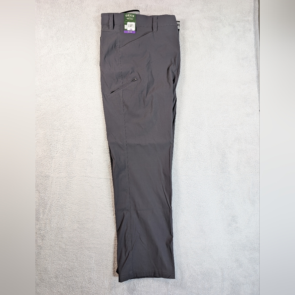 Orvis Tech Pants Mens 40x32 Gray Stretch Outdoor NWT - Picture 11 of 12